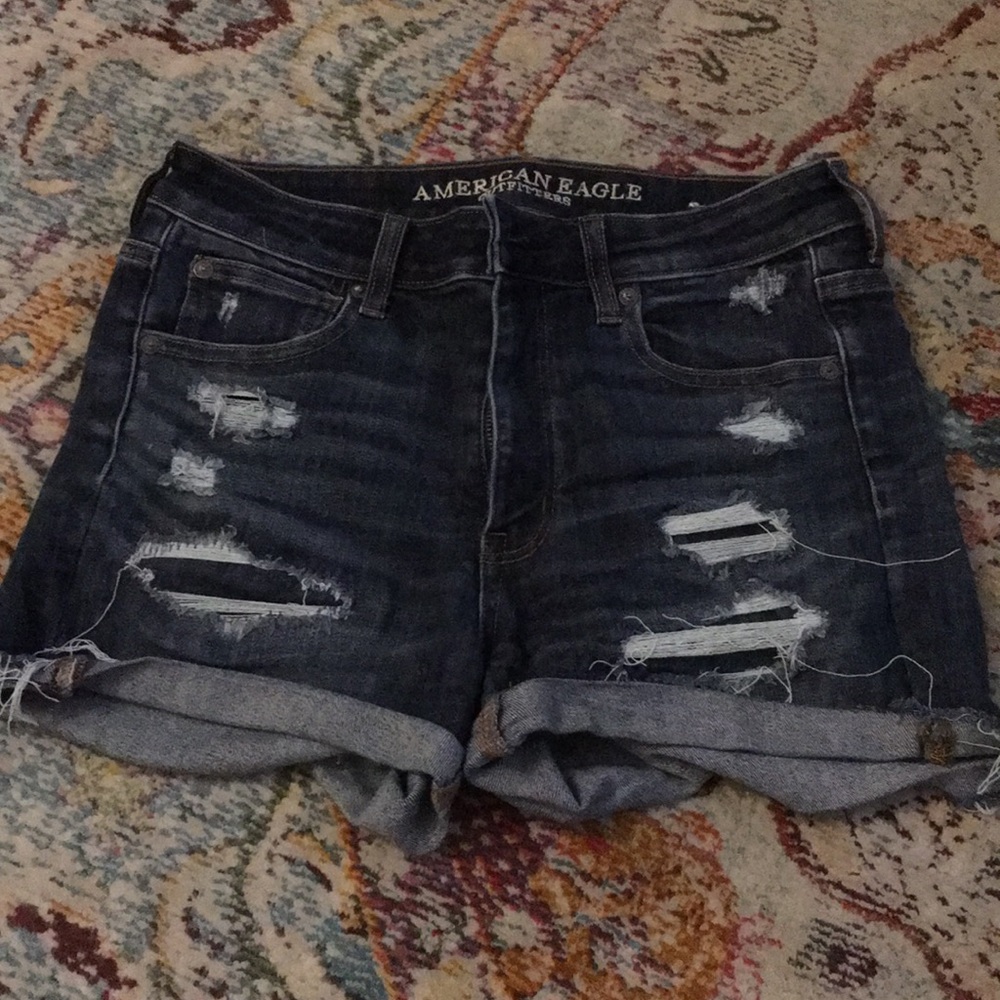 American Eagle high waisted denim shorts